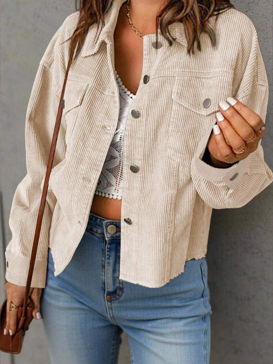 Women Casual Solid Color All-Match Jacket