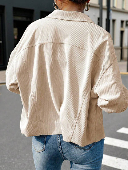 Women Casual Solid Color All-Match Jacket