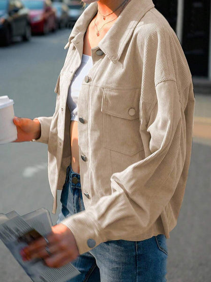 Women Casual Solid Color All-Match Jacket