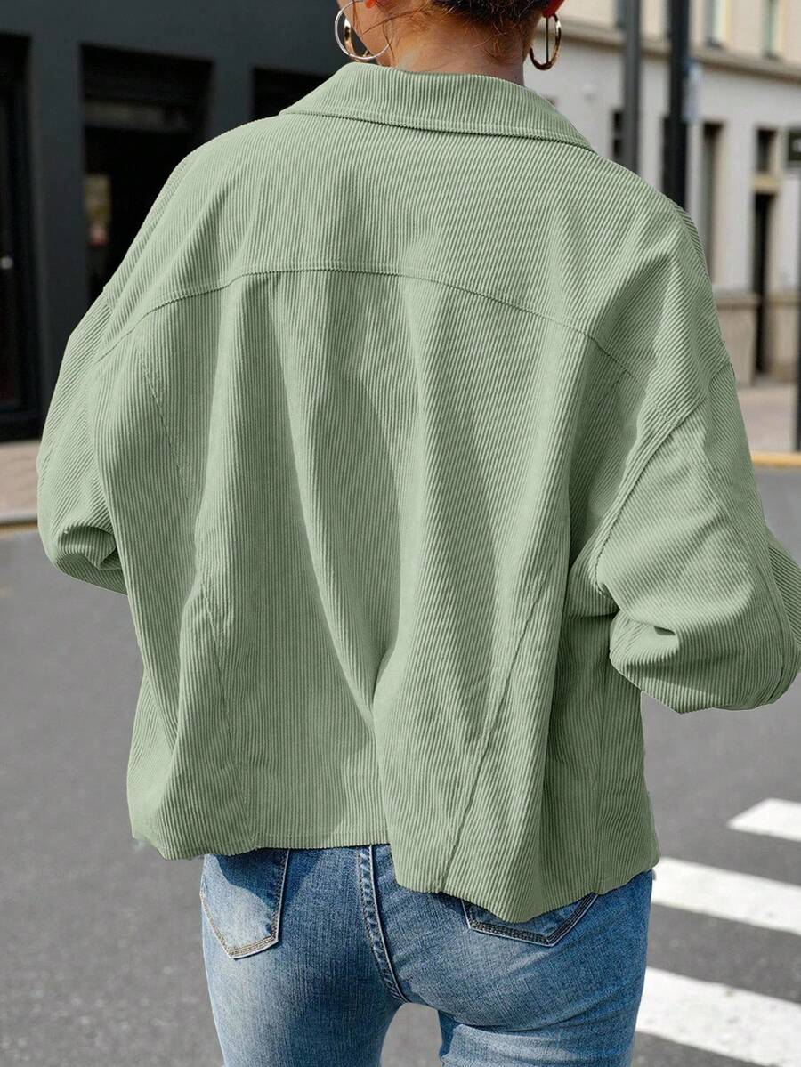 Women Casual Solid Color All-Match Jacket