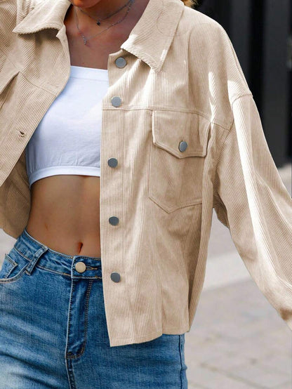 Women Casual Solid Color All-Match Jacket