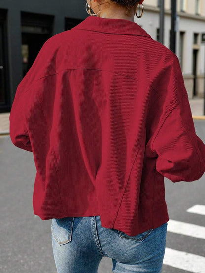 Women Casual Solid Color All-Match Jacket