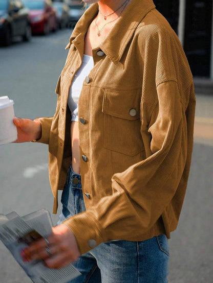 Women Casual Solid Color All-Match Jacket