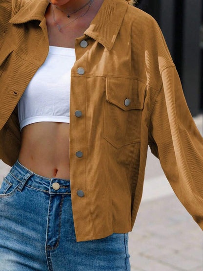 Women Casual Solid Color All-Match Jacket