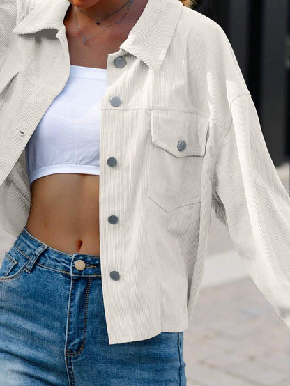 Women Casual Solid Color All-Match Jacket