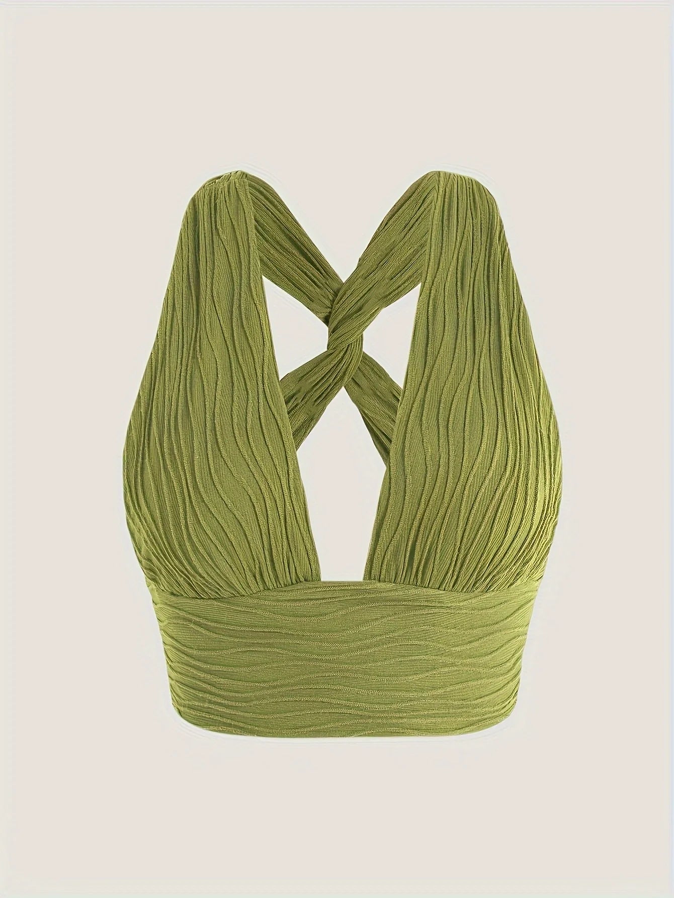 Sexy Halter Tops Women Y2K Fashion Sexy Knitted V Neck Sleeveless Backless Corset Top Crop Cami Tank Top Beachwear Sport Summer